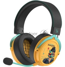 Наушники с микрофоном A4Tech Bloody MR595 Renegade желтый/рисунок мониторные BT/Radio оголовье (MR595)