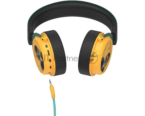 Наушники с микрофоном A4Tech Bloody MR595 Renegade желтый/рисунок мониторные BT/Radio оголовье (MR595)