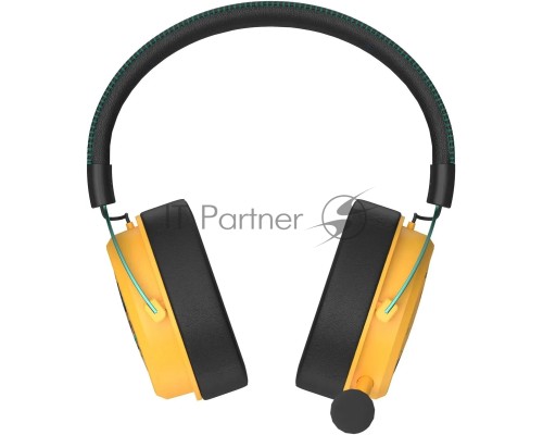 Наушники с микрофоном A4Tech Bloody MR595 Renegade желтый/рисунок мониторные BT/Radio оголовье (MR595)