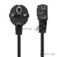 Кабель комп - розетка 220V EU (угол-угол), 1.8m, iOpen <ACE021R-1.8M>