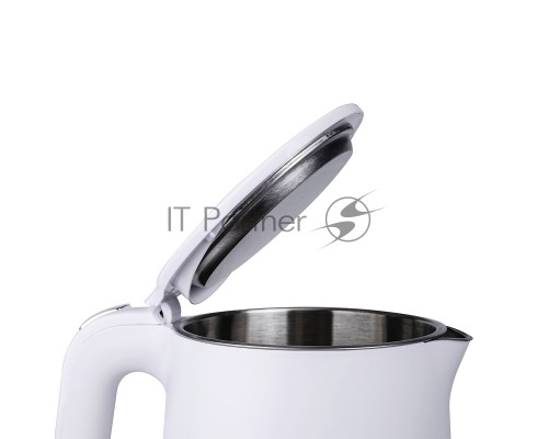 Чайник Centek CT-1012 (белый) 1.5л, 2200Вт, двойные стенки, бесшовная колба, эффект термоса