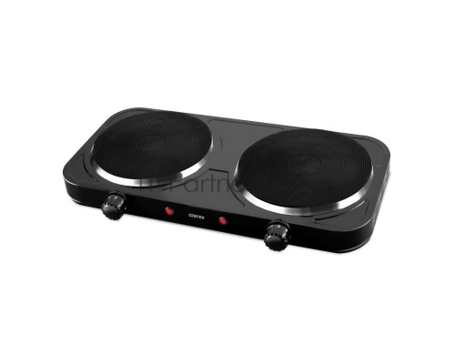 Электрическая плитка Centek CT-1507 (черный)  2конф ЧУГУН 155мм, 2000Вт, индикатор работы