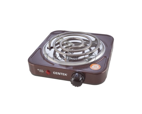 Электрическая плитка Centek CT-1508 (Siberia) 1конфорка ТЭН 140мм, 1000Вт, индикатор работы