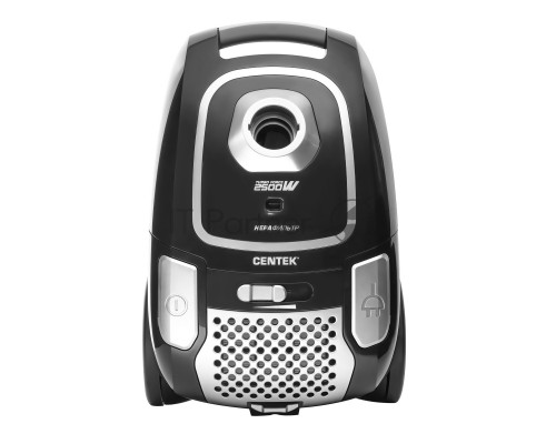 Пылесос Centek CT-2519 черный/хром, 500/2500 Вт, уборка сухая, пылесборник мешок, 4 л