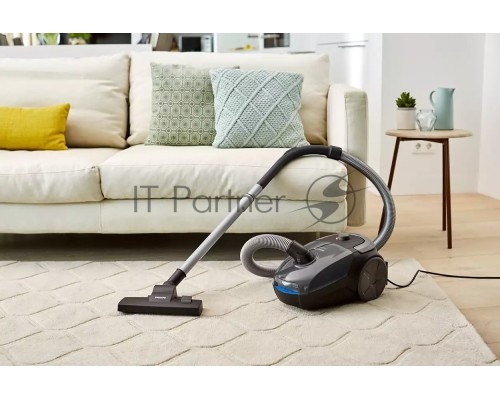 Пылесос Philips FC8244/09 черный/серый, 900 Вт, уборка сухая, пылесборник мешок 3 л