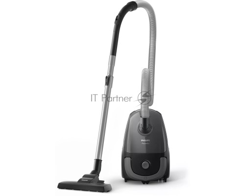Пылесос Philips FC8244/09 черный/серый, 900 Вт, уборка сухая, пылесборник мешок 3 л