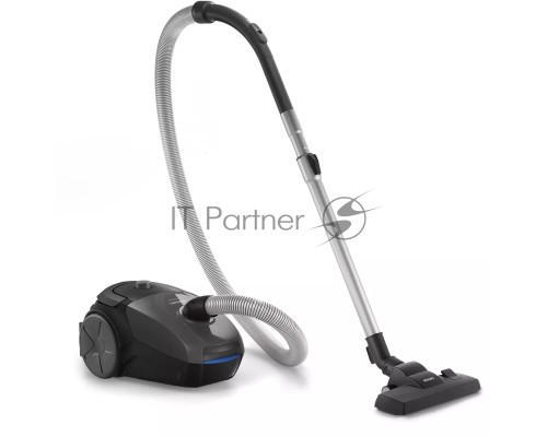 Пылесос Philips FC8244/09 черный/серый, 900 Вт, уборка сухая, пылесборник мешок 3 л
