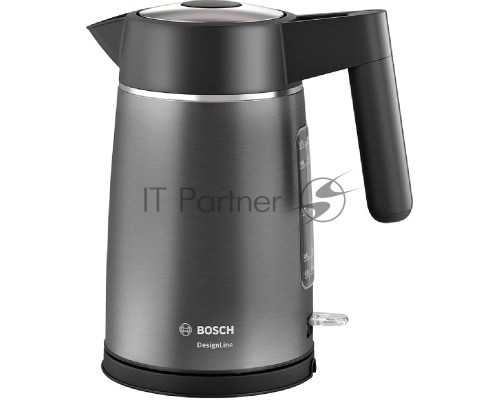 Чайник Bosch TWK5P475 Цвет: графитовый, 2400 Ватт, скрытый нагр.элемент, 1.7 л