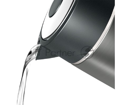Чайник Bosch TWK5P475 Цвет: графитовый, 2400 Ватт, скрытый нагр.элемент, 1.7 л