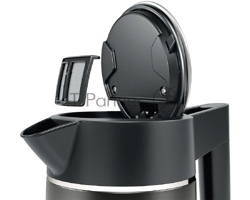 Чайник Bosch TWK5P475 Цвет: графитовый, 2400 Ватт, скрытый нагр.элемент, 1.7 л