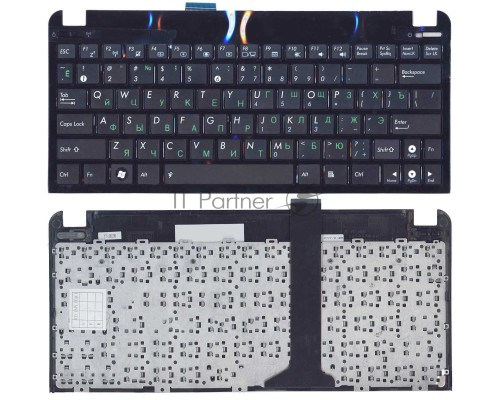 Клавиатура для ноутбука Asus Eee PC 1015 черная с рамкой