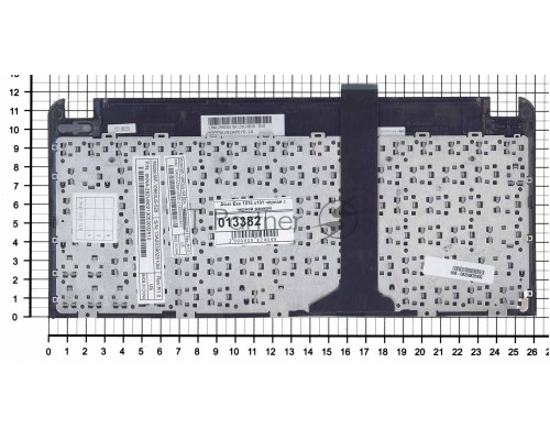 Клавиатура для ноутбука Asus Eee PC 1015 черная с рамкой