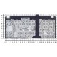 Клавиатура для ноутбука Asus Eee PC 1015 черная с рамкой