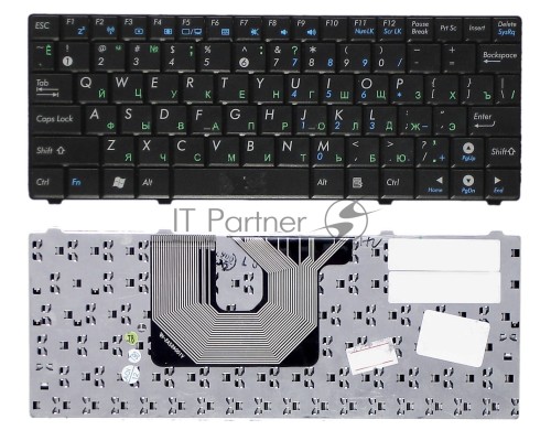 Клавиатура для ноутбука Asus Eee PC 900HA T91 T91MT 900SD Черная
