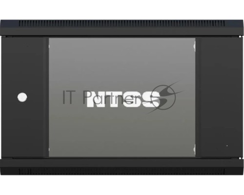 Шкаф коммутационный NTSS NTSS-W12U6045GS (NTSS-W12U6045GS-BL) настенный 12U 570x450мм пер.дв.стекл 60кг черный 350мм 22.2кг 220град. 635мм IP20 сталь