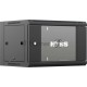 Шкаф коммутационный NTSS NTSS-W12U6045GS (NTSS-W12U6045GS-BL) настенный 12U 570x450мм пер.дв.стекл 60кг черный 350мм 22.2кг 220град. 635мм IP20 сталь