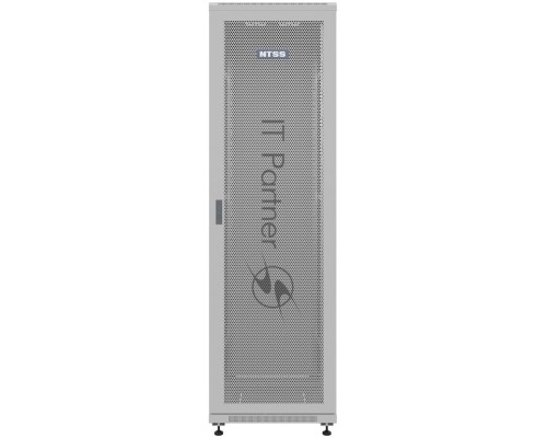 Шкаф серверный NTSS Премиум (NTSS-R22U6080PD) напольный 22U 600x800мм пер.дв.перфор. металл 900кг серый 710мм 54кг 1102мм IP20 сталь