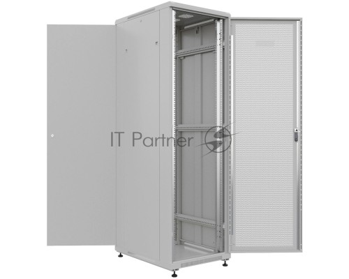 Шкаф серверный NTSS Премиум (NTSS-R22U6080PD) напольный 22U 600x800мм пер.дв.перфор. металл 900кг серый 710мм 54кг 1102мм IP20 сталь