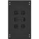 Шкаф серверный NTSS Премиум (NTSS-R42U60120PD/PDD-BL) напольный 42U 600x1200мм пер.дв.перфор. металл 900кг серый 1110мм 150кг IP20 металл
