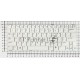 Клавиатура для ноутбука Dell Vostro 1200 V1200 белая