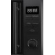 Микроволновая печь Evelux MW 203 B черный, 20 л, 700 Вт, кнопки/поворотный механизм