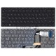 Клавиатура для ноутбука HP Envy 14-u черная с подсветкой