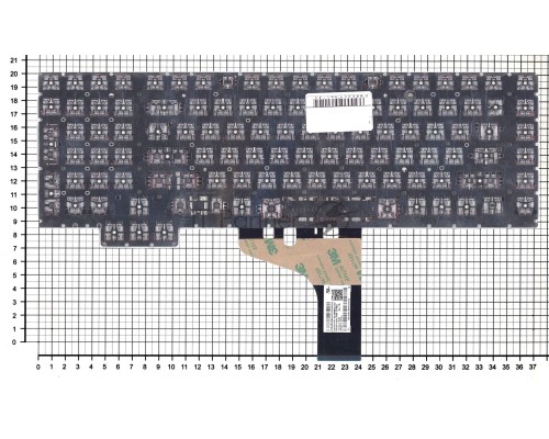 Клавиатура для ноутбука HP Omen 17-CB черная с подсветкой