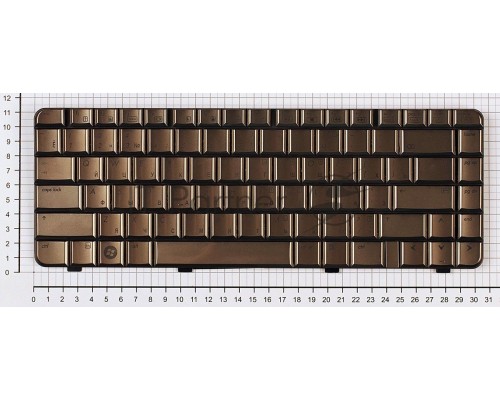 Клавиатура для ноутбука HP Pavilion DV3-2000 DV3-2100 кофе