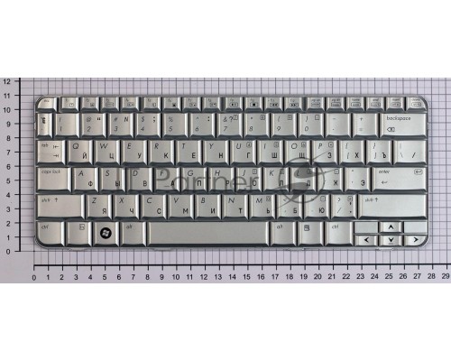 Клавиатура для ноутбука HP Pavilion TX1000 TX2000 TX2500 серебристая
