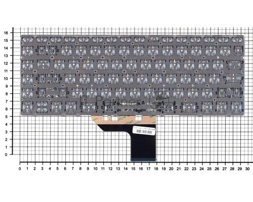 Клавиатура для ноутбука HP Spectre X360 13-w000 13-ac000 серебристая с подсветкой