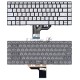 Клавиатура для ноутбука HP Spectre X360 13-w000 13-ac000 серебристая с подсветкой