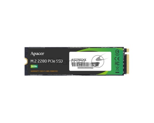 Накопитель SSD AS2280Q4X 4TB M.2 2280 PCIe Gen4x4, R5000/W4400 Mb/s, 3D NAND, MTBF 1.5M, NVMe 1.4, 1200TBW, Retail, 3 years (AP4TBAS2280Q4X-1)