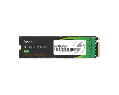 Накопитель SSD AS2280Q4X 2TB M.2 2280 PCIe Gen4x4, R5000/W4400 Mb/s, 3D NAND, MTBF 1.5M, NVMe 1.4, 1200TBW, Retail, 3 years (AP2TBAS2280Q4X-1)
