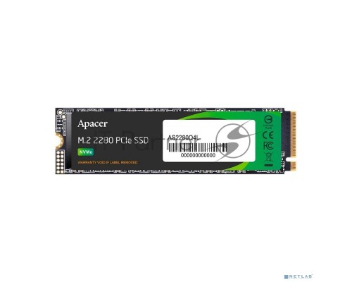 Накопитель SSD AS2280Q4L 2TB M.2 2280 PCIe Gen4x4, R3600/W2800 Mb/s, 3D NAND, MTBF 1.5M, NVMe 1.4, 1200TBW, Retail, 3 years (AP2TBAS2280Q4L-1)