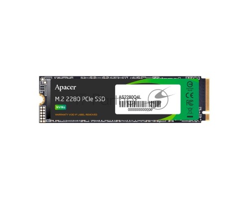 Накопитель SSD AS2280Q4L 1TB M.2 2280 PCIe Gen4x4, R3600/W3000 Mb/s, 3D NAND, MTBF 1.5M, NVMe 1.4, 600TBW, Retail, 3 years (AP1TBAS2280Q4L-1)