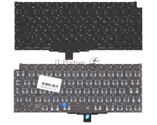 Клавиатура для ноутбука Apple MacBook Air 13 Retina M1 A2337 Late 2020 большой Enter черная