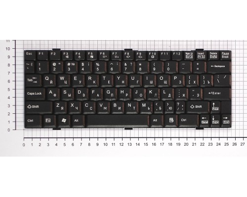 Клавиатура для ноутбука Fujitsu-Siemens LifeBook P5020 P5020D P5010 P5010D черная