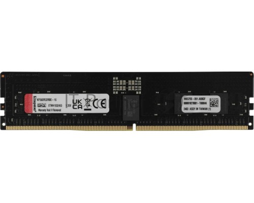 Оперативная память Kingston 16GB DDR5 6000 FURY Renegade Pro RDIMM Black EXPO ECC Registered DIMM (Single Module) 1RX8 32-38-38 1.35V 288-pin 16Gbit