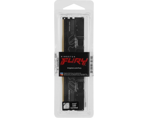 Оперативная память Kingston 16GB DDR5 6400 FURY Renegade Pro RDIMM Black XMP ECC Registered DIMM (Single Module) 1RX8 32-39-39 1.4V 288-pin 16Gbit