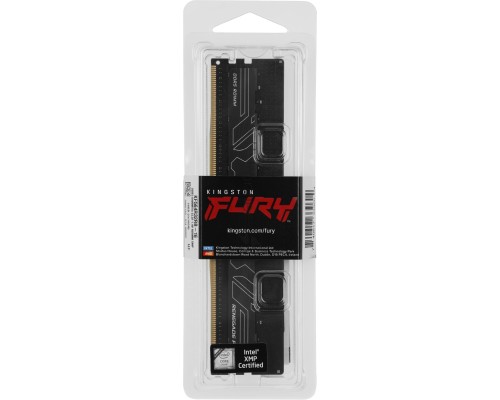 Оперативная память Kingston 16GB DDR5 6400 FURY Renegade Pro RDIMM Black XMP ECC Registered DIMM (Single Module) 1RX8 32-39-39 1.4V 288-pin 16Gbit