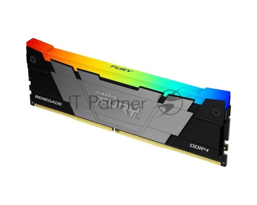 Оперативная память Kingston 8GB DDR4 4000 FURY Renegade RGB Black XMP Non-ECC Unbuffered DIMM (Single Module) 1RX8 19-23-23 1.35V 288-pin 8Gbit