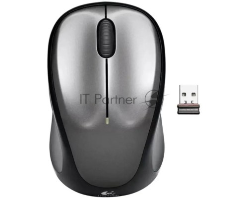 Мышь беспроводная Logitech M235n серый/черный, 1000 dpi, радиоканал, USB, кнопки - 3