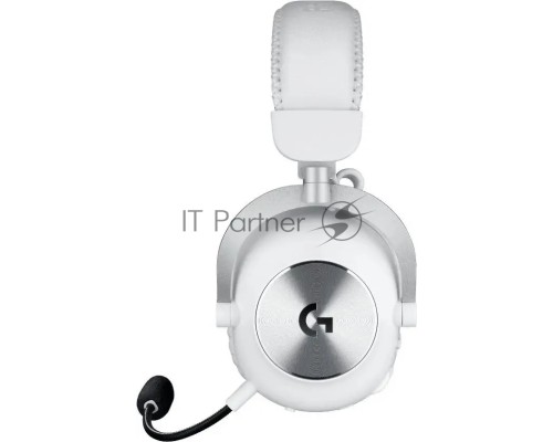 Наушники с микрофоном Logitech G Pro X 2 Lightspeed белый мониторные BT/Radio/3.5mm оголовье (981-001271)