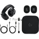 Наушники с микрофоном Logitech G Pro X 2 Lightspeed черный мониторные BT/Radio/3.5mm оголовье (981-001265)