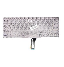 Клавиатура для ноутбука MacBook A1370 2011+ черная с подсветкой, плоский ENTER