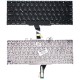 Клавиатура для ноутбука MacBook A1370 2011+ черная с подсветкой, плоский ENTER