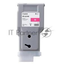 Картридж Canon INK TANK PFI-321 MAGENTA пурпурный (300 мл) для Canon imagePROGRAF TM-250, TM-255, TM-350, TM-355