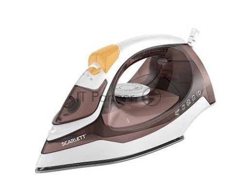 Утюг Scarlett SC-SI30K47, 2200Вт, коричневый/белый