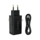 Зарядное устройство NERPA PD333CBX 65W GaN PD+QC3.0, 2xUSB-C, 1xUSB-A, USB-C - USB-C 100W cable 1.5m black, EU plug, BOX