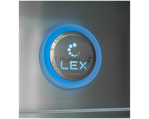 Холодильник LEX LCD505GbGID серый четырехкамерный 321/144л морозилка  снизу